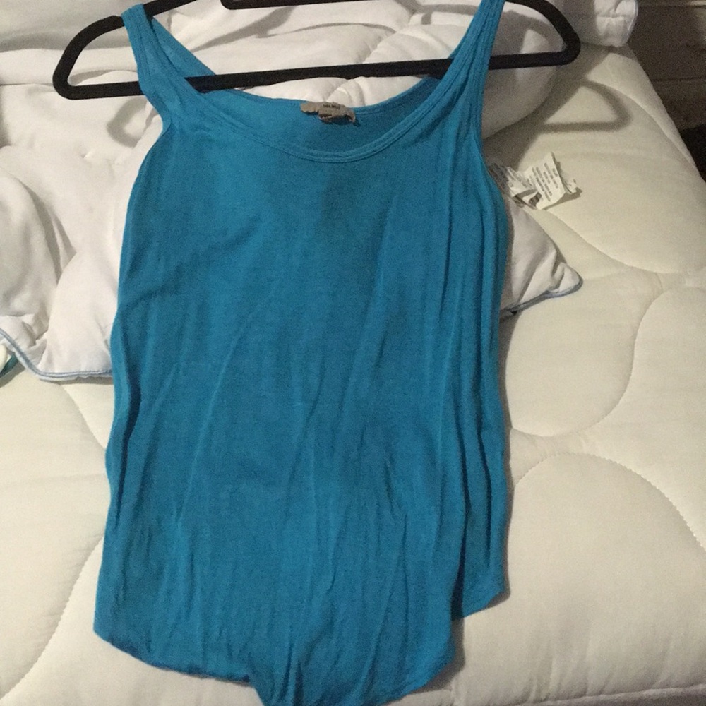 Helmet Lang blue tank